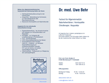 Tablet Screenshot of doktor-behr.de